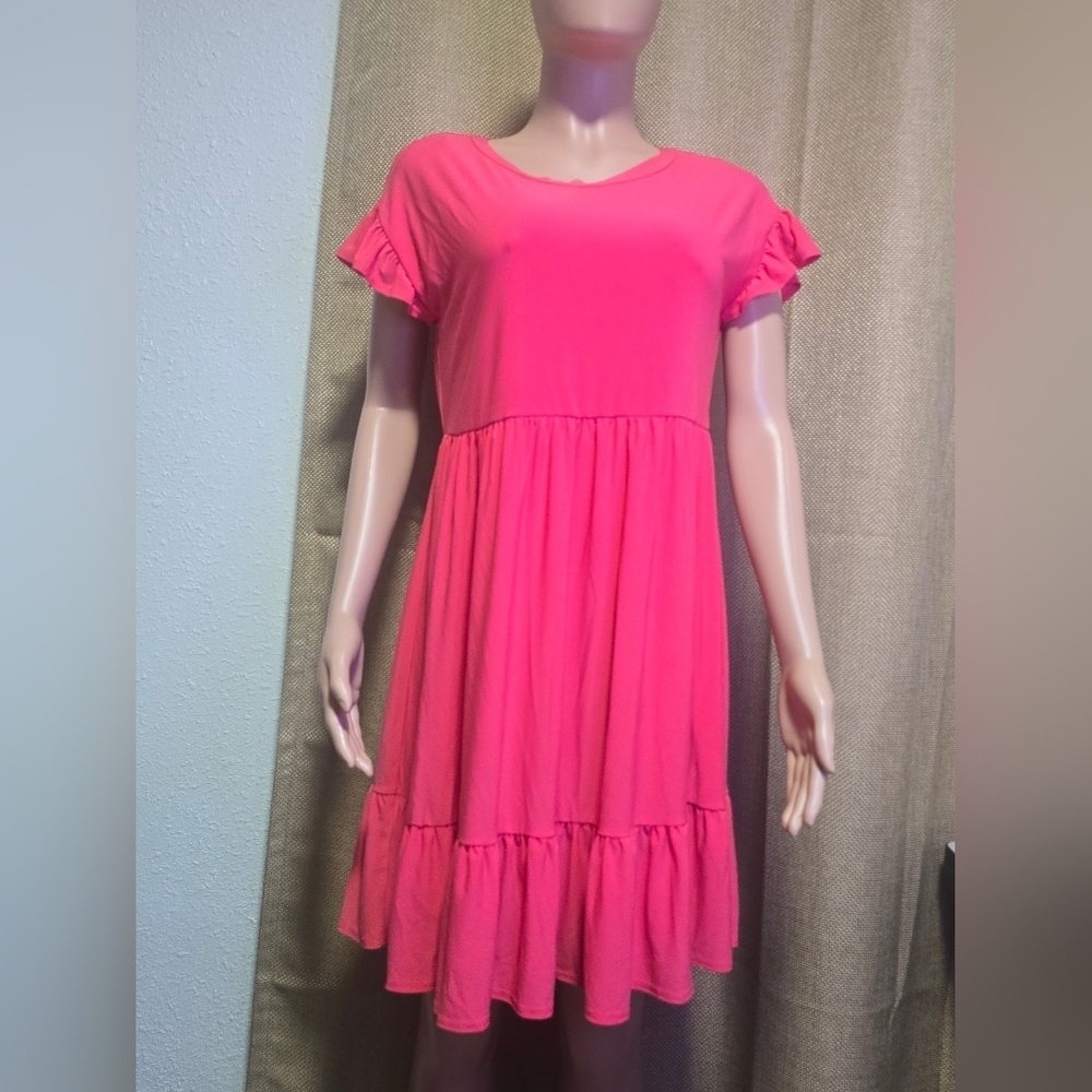 Express Vibrant Pink Dress